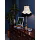 Worker Bee Ivory and Black Fabric Lampshades