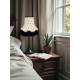 Worker Bee Ivory and Black Fabric Lampshades