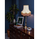 Worker Bee Ivory and Gold Fabric Lampshades