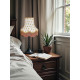 Worker Bee Ivory and Gold Fabric Lampshades