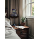 Worker Bee Navy Blue and Black Fabric Lampshades