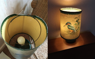 Kingfisher Lampshade Repair