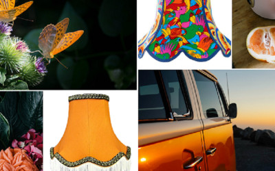 Brighten Your Home with an Orange Lampshade this Summer!