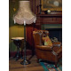 Harlequin Gold Brocade Fabric Scalloped Bottom Lampshades