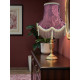 Harlequin Purple Mulberry Brocade Fabric Scalloped Bottom Lampshades