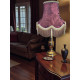 Harlequin Purple Mulberry Brocade Fabric Scalloped Bottom Lampshades