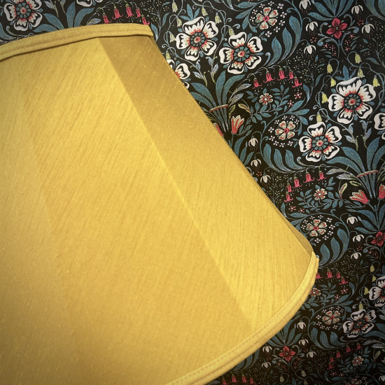 Antique Gold Fabric Tapered Empire Lampshade
