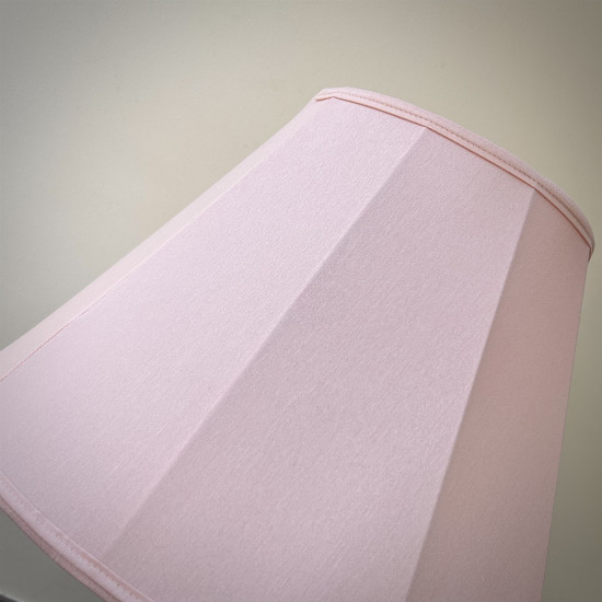 Baby Pink Fabric Tapered Empire Lampshade