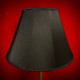 Black Fabric Tapered Empire Lampshade