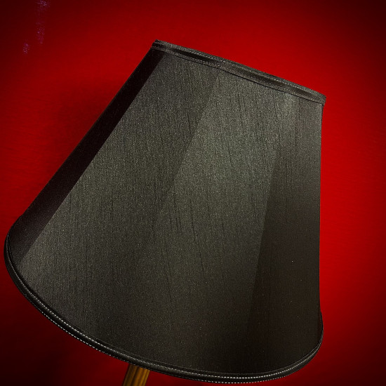 Black Fabric Tapered Empire Lampshade