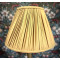 Light Gold Gathered Fabric Lampshade