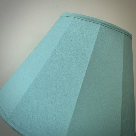 Duck Egg Blue Fabric Tapered Empire Lampshade