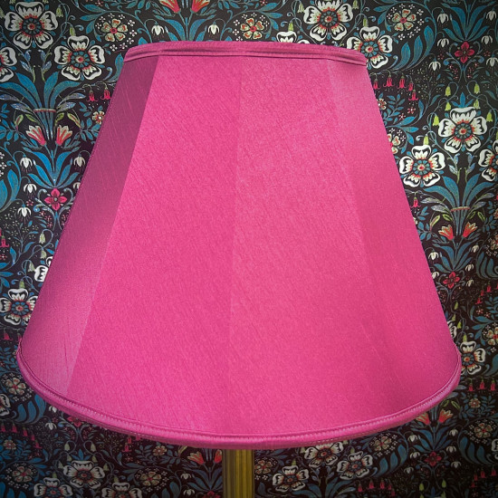 Fuchsia Pink Fabric Tapered Empire Lampshade