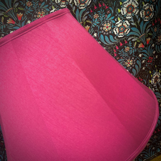 Fuchsia Pink Fabric Tapered Empire Lampshade