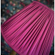 Fuchsia Pink Gathered Fabric Lampshade