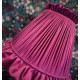 Fuchsia Pink Ruffled Fabric Lampshade