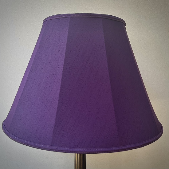 Grape Purple Fabric Tapered Empire Lampshade