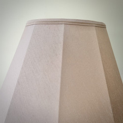 Mushroom Beige Fabric Tapered Empire Lampshade