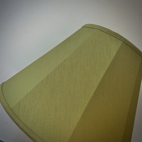 Olive Green Fabric Tapered Empire Lampshade