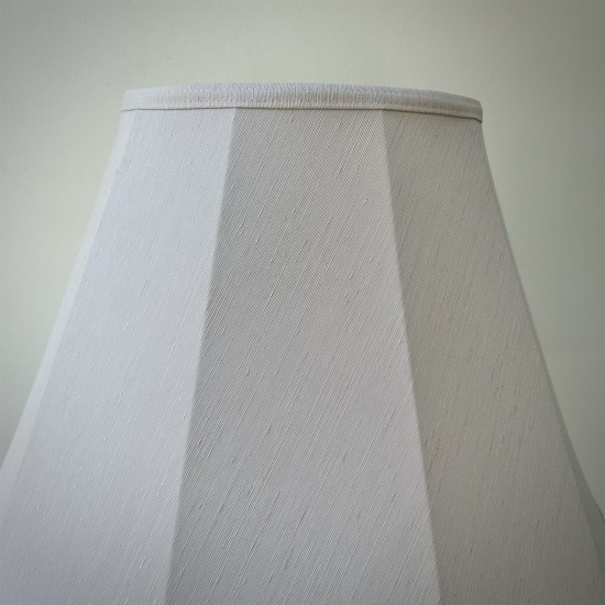 Oyster Fabric Tapered Empire Lampshade