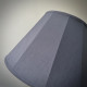 Pewter Grey Fabric Tapered Empire Lampshade