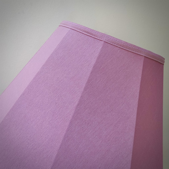 Pink Fabric Tapered Empire Lampshade