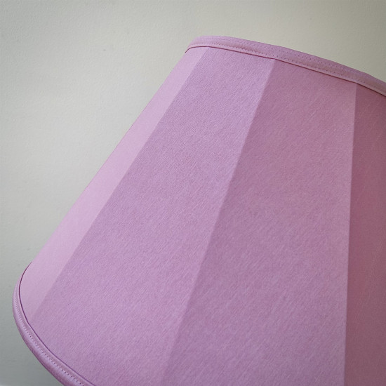 Pink Fabric Tapered Empire Lampshade