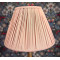 Pink Gathered Fabric Lampshade