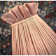 Pink Ruffled Top Fabric Lampshade
