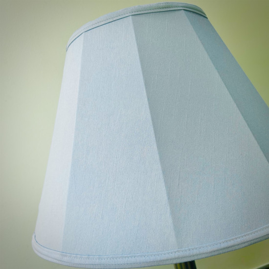 Powder Blue Fabric Tapered Empire Lampshade