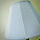 Powder Blue Fabric Tapered Empire Lampshade