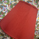 Red Fabric Tapered Empire Lampshade