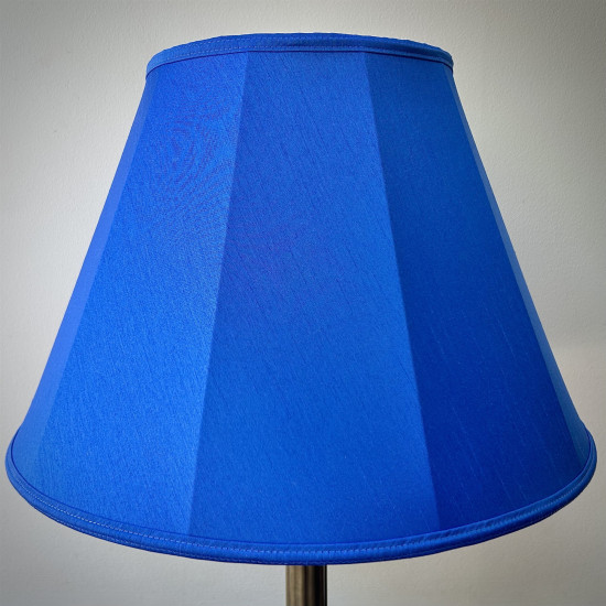 Royal Blue Fabric Tapered Empire Lampshade