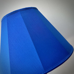 Royal Blue Fabric Tapered Empire Lampshade