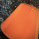 Burnt Orange Terracotta Fabric Tapered Empire Lampshade