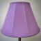 Wisteria Purple Fabric Tapered Empire Lampshade