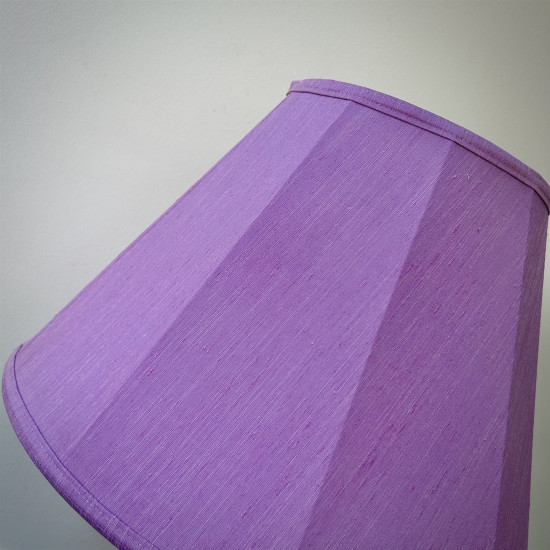 Wisteria Purple Fabric Tapered Empire Lampshade
