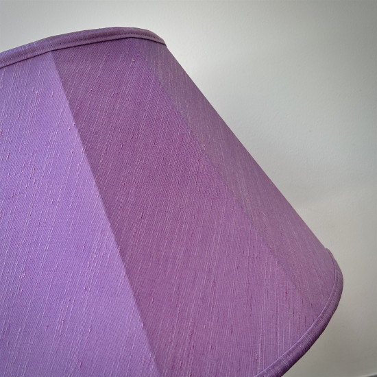 Wisteria Purple Fabric Tapered Empire Lampshade