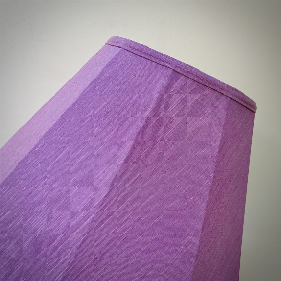 Wisteria Purple Fabric Tapered Empire Lampshade