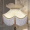 Cream and Gold Brocade Fabric Victorian Crown Top Lampshades