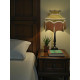 Paisley Jacquard Gold Dorchester Downton Abbey Crown Lampshade