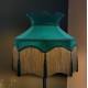 Holly Green and Gold Dorchester Downton Abbey Crown Fabric Lampshade