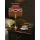 Paisley Jacquard Red Dorchester Downton Abbey Crown Lampshade
