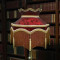 Paisley Jacquard Red Dorchester Downton Abbey Crown Lampshade