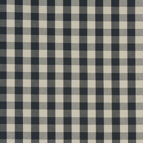 Charcoal Grey Gingham Check Swatch