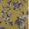 Chartreuse Ochre Yellow Floral Hydrangea Swatch