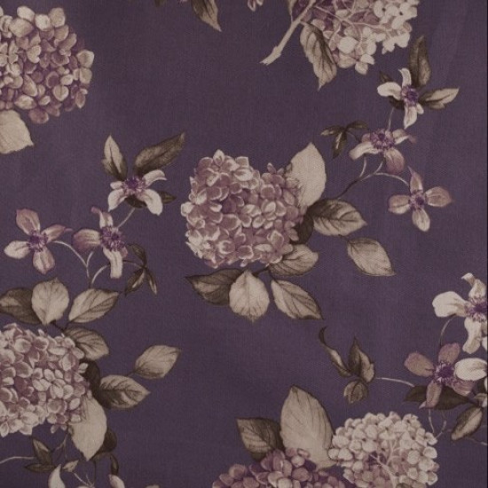 Purple Heather Floral Hydrangea Swatch