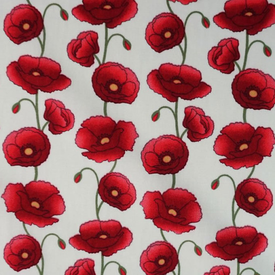 Poppies Poppy Fabric Cushion Covers