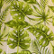 Green Tropical Leaf Fabric