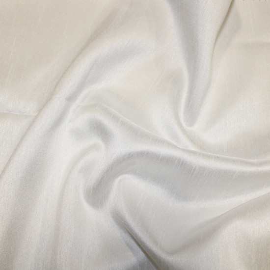 White Dupion Swatch